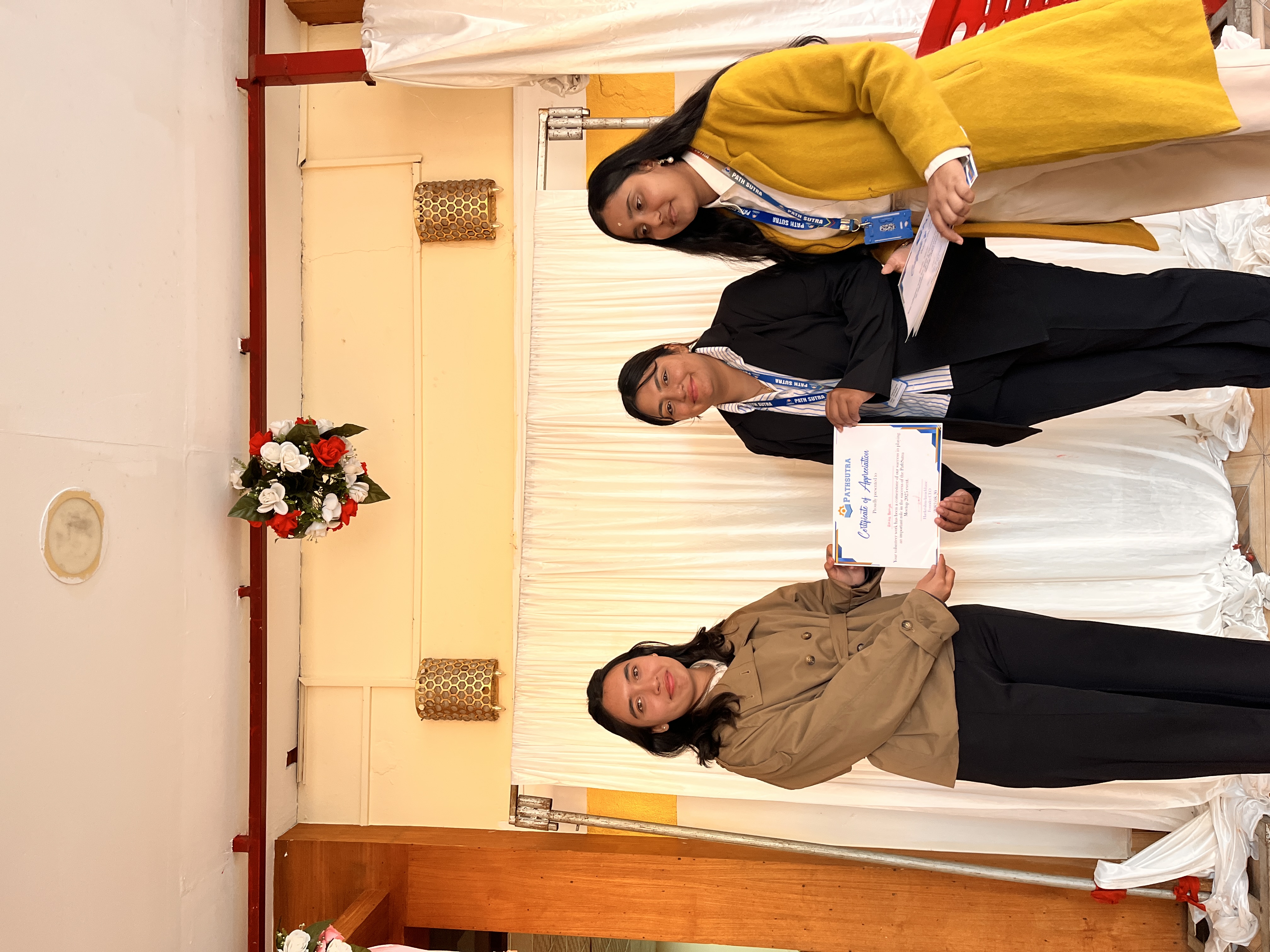 PathSutra Meetup 2025 — Certification ceremony for participants