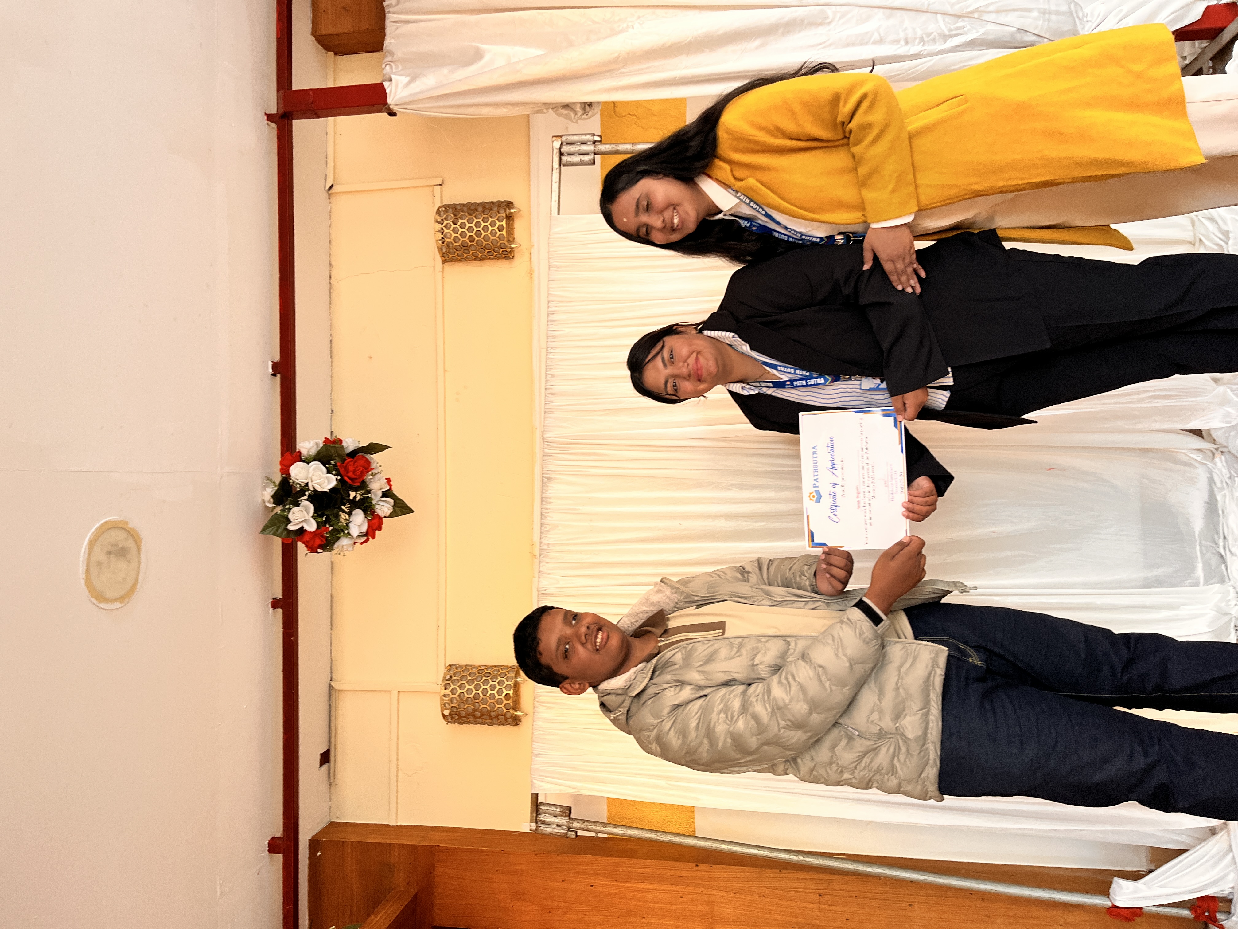 PathSutra Meetup 2025 — Closing certification at Pokhara meetup