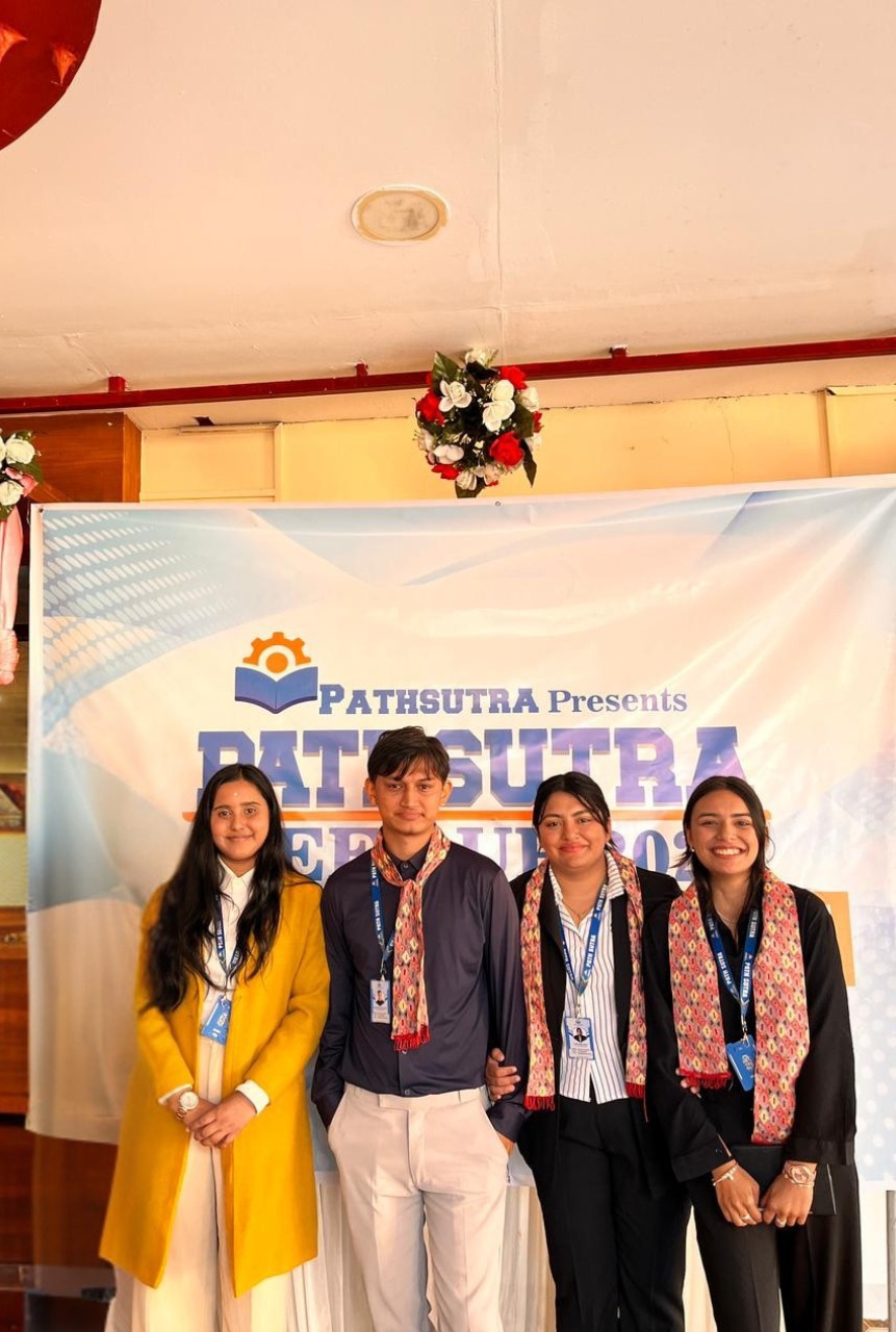 PathSutra Meetup 2025 — Full team photo in Pokhara