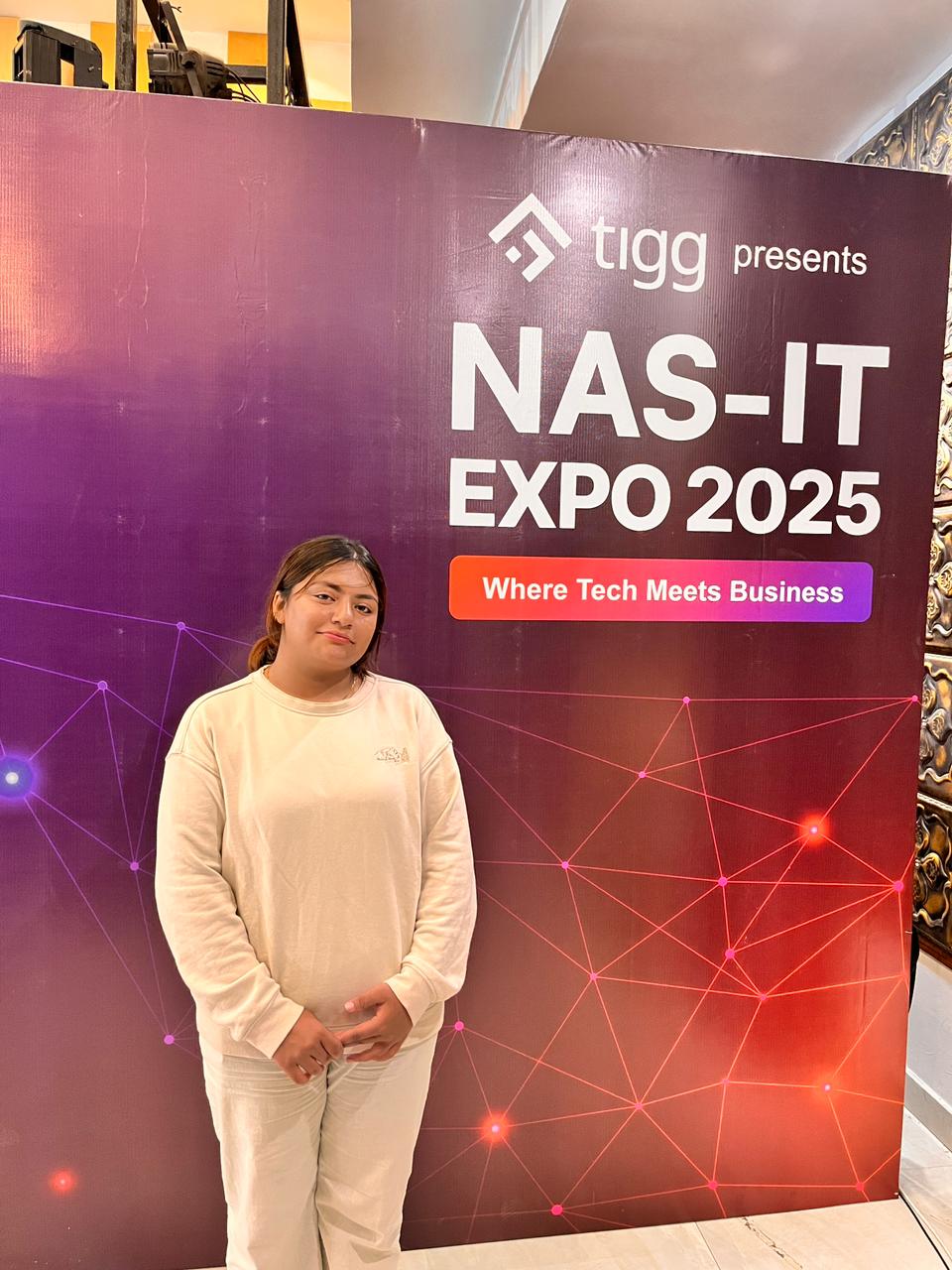 NAS IT Event 2025 — PathSutra team with Nepal's tech innovators