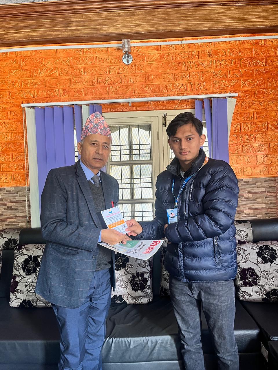 PathSutra Edu School Launch Tour — At Motherland School, Gandaki