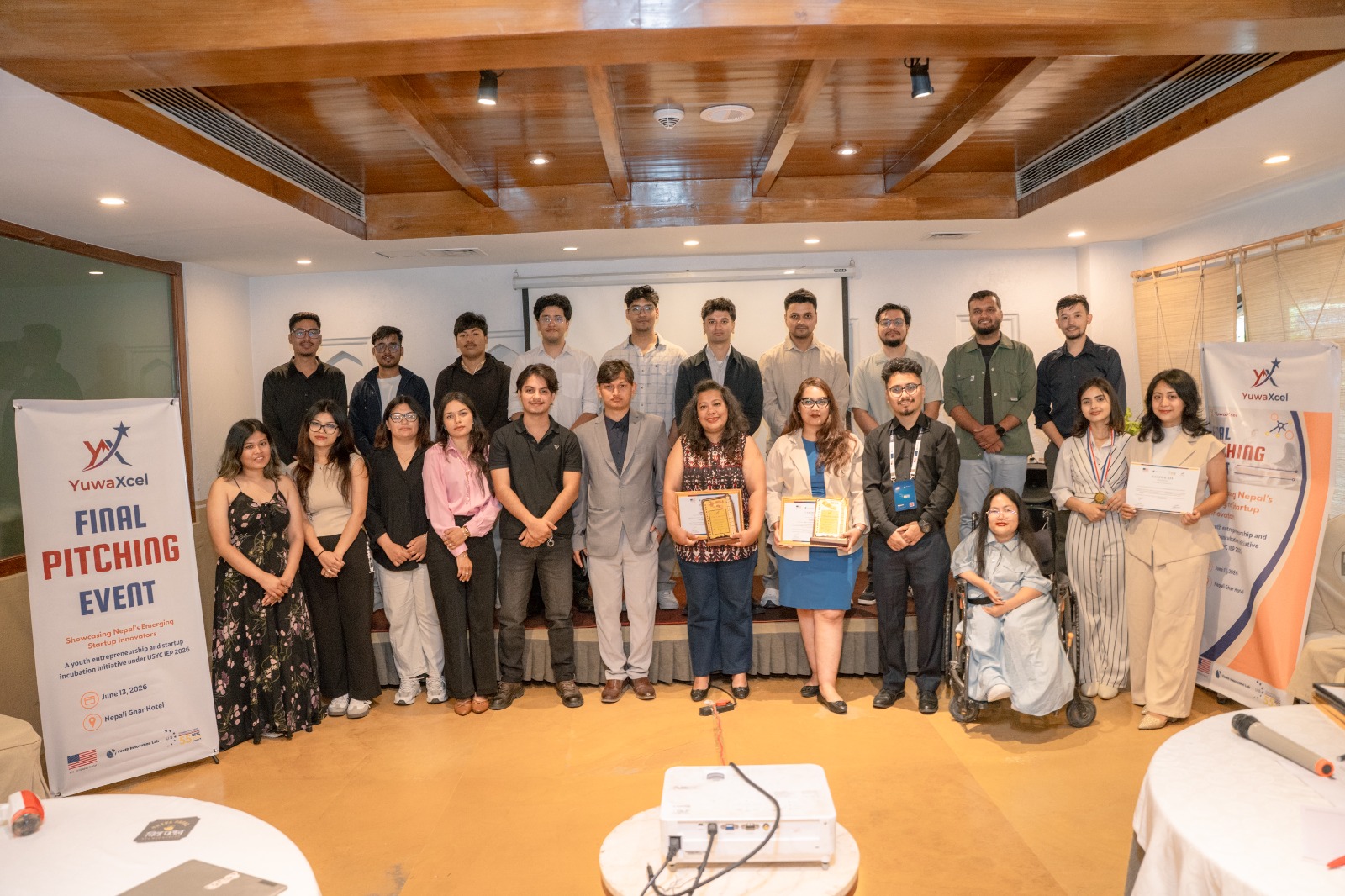 Yuwa Xcel 2026 — Here we are having group photo 
