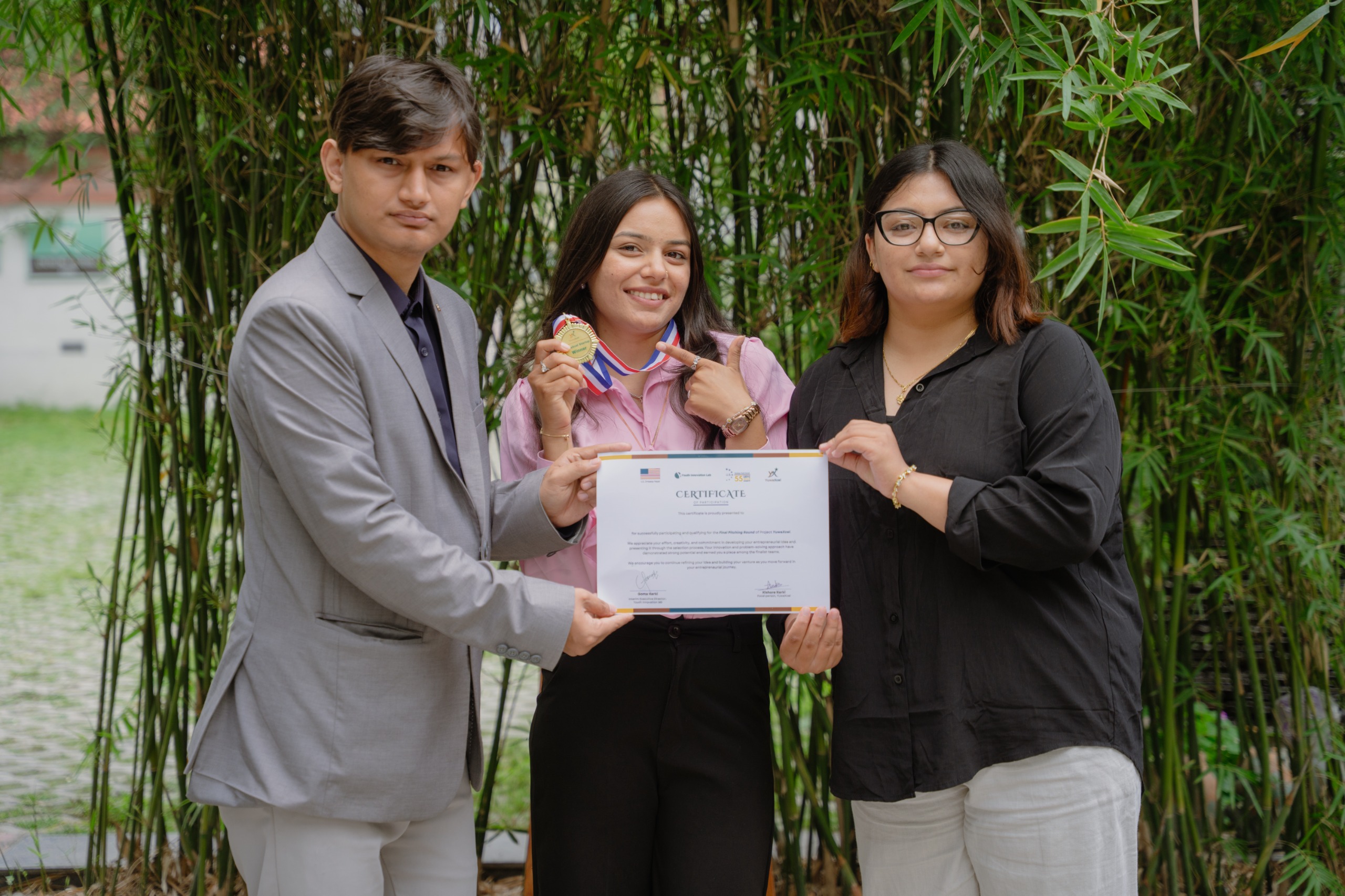 Yuwa Xcel 2026 — Here we are holding our 2nd runner up award 